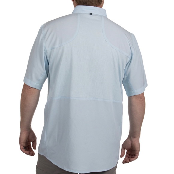 New Without Tag - Realtree Short Sleeve Fishing Guide Shirt, Omphalodes - Picture 4 of 5